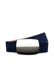 Milou Suede Belt in Indigo | L'AGENCE near me