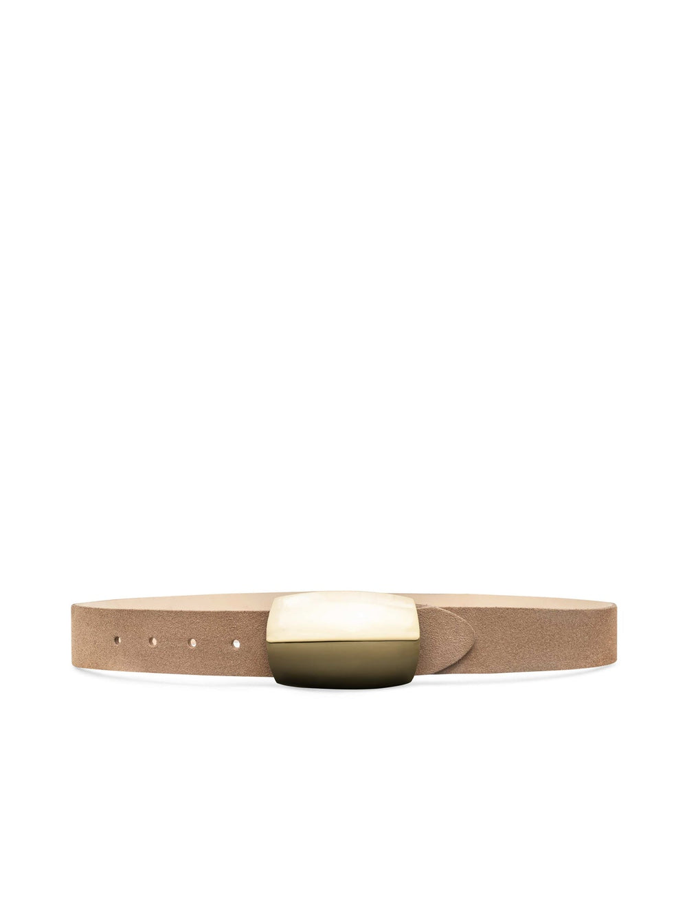 Milou Suede Belt in Cappuccino | L'AGENCE discount