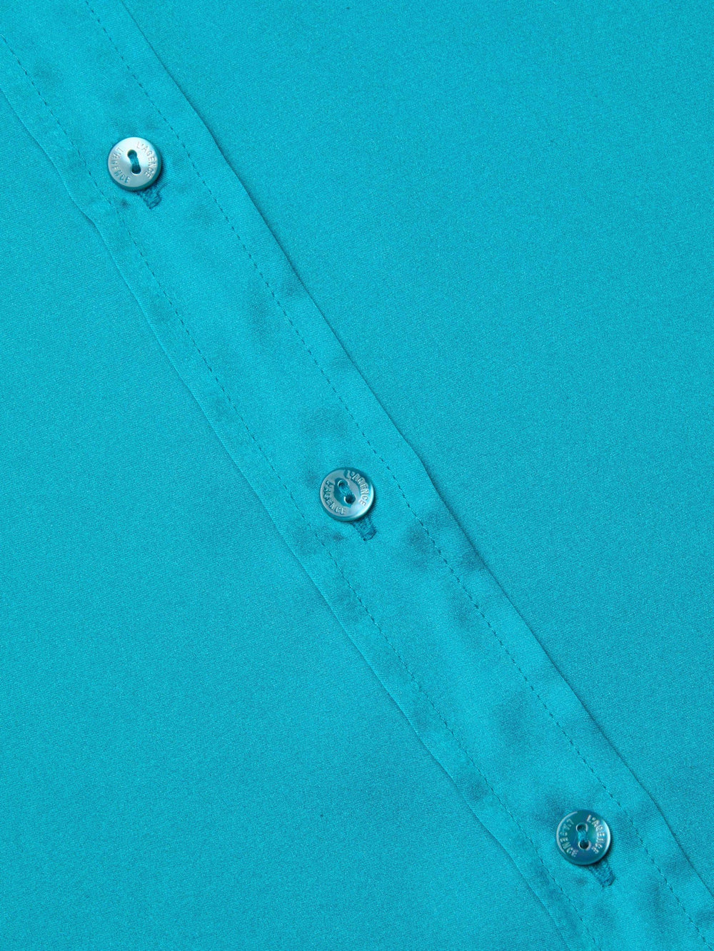 Ellah Silk Blouse in Bright Aqua | L'AGENCE US