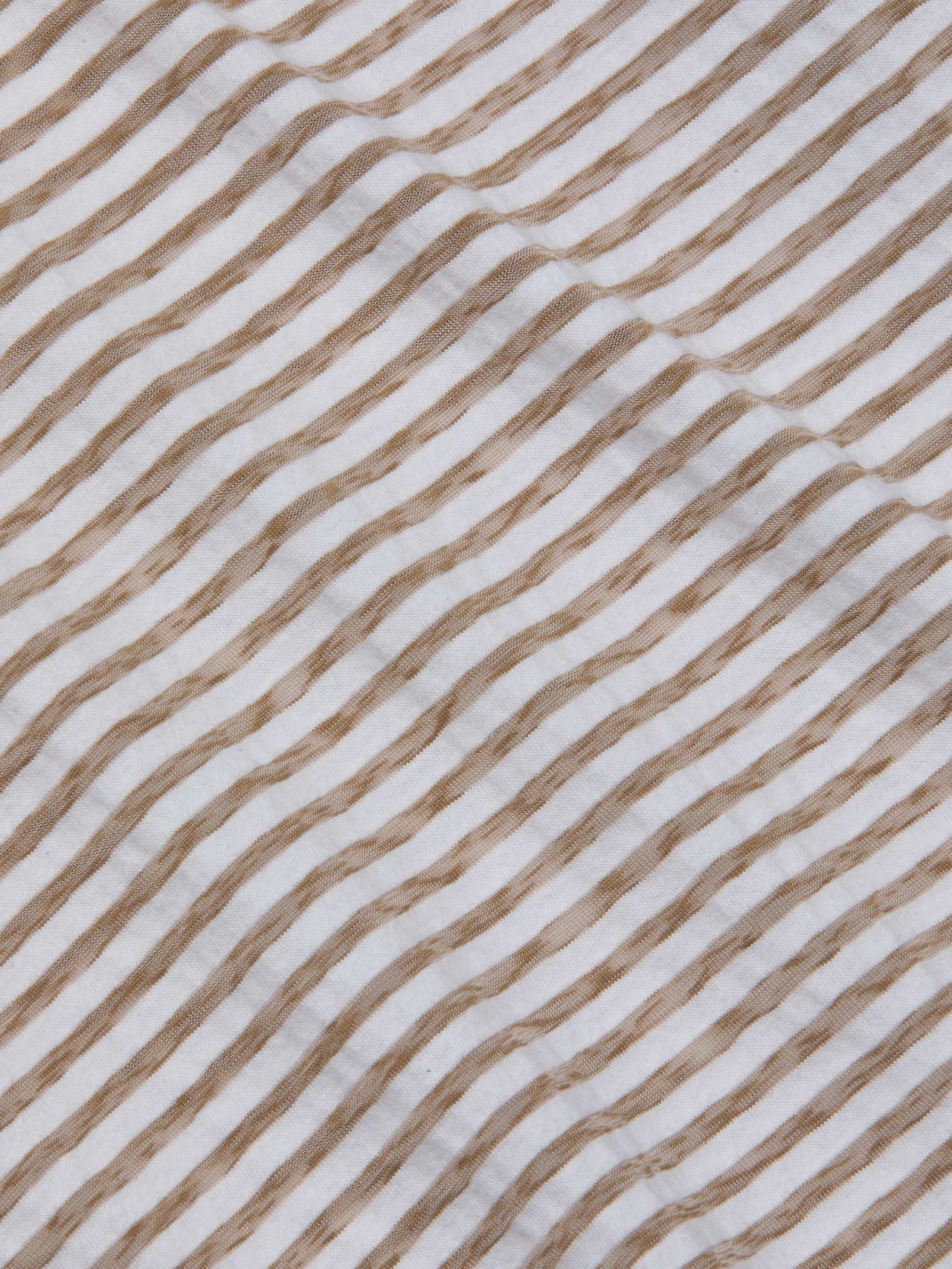 Donna Cropped Tee in White/Rye Stripe | L'AGENCE for sale
