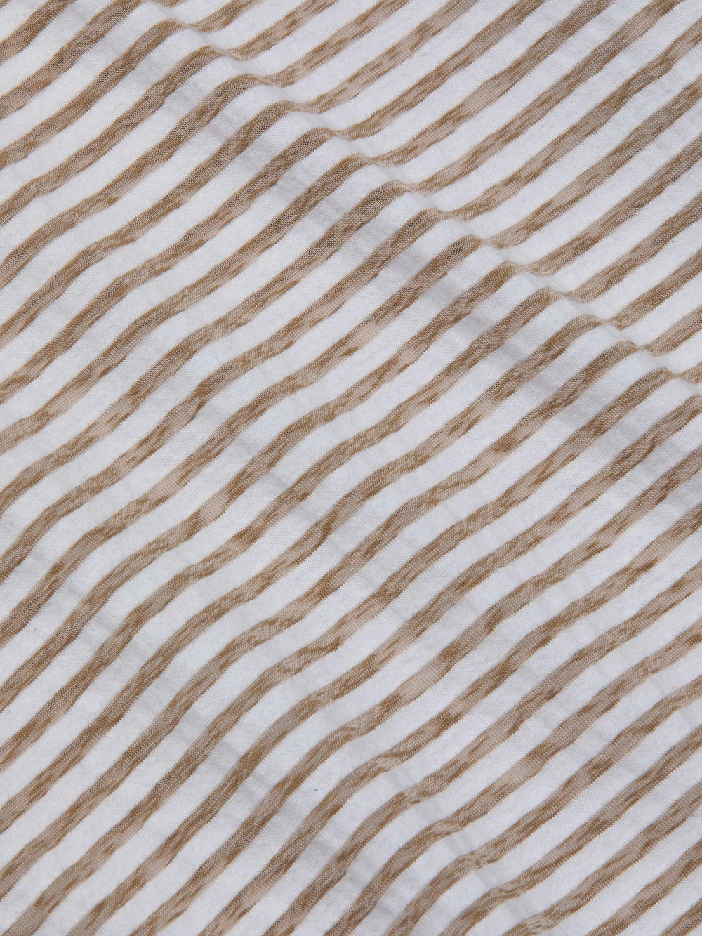 Donna Cropped Tee in White/Rye Stripe | L'AGENCE for sale