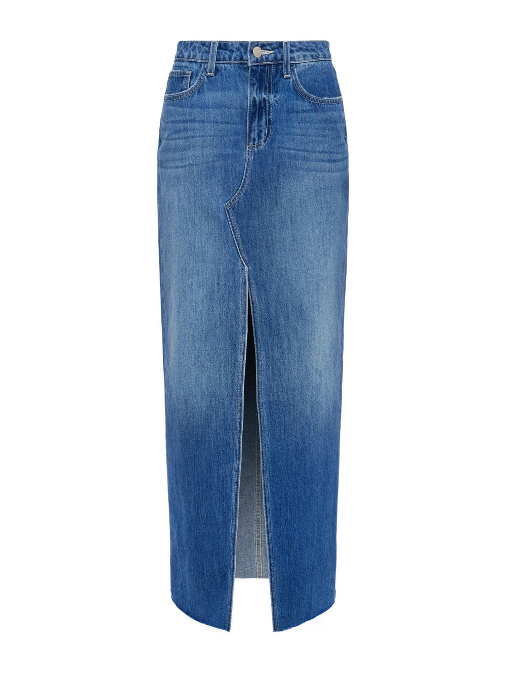 Rysa Jean Maxi Skirt in Woodrow | L'AGENCE US