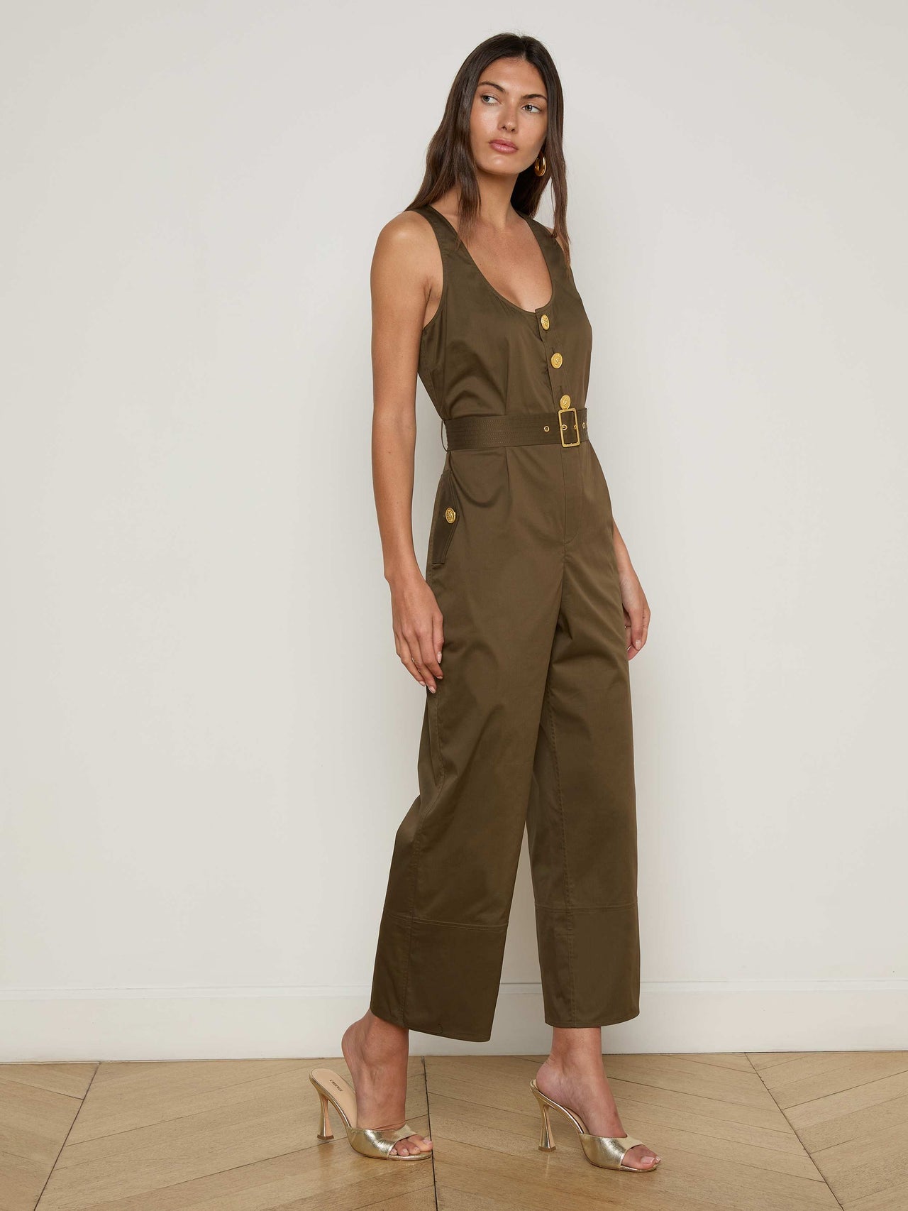 Branca Jumpsuit in Pine | L'AGENCE near me