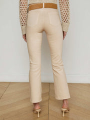 Tati Coated Bootcut Jean in Cement Coated | L'AGENCE sale
