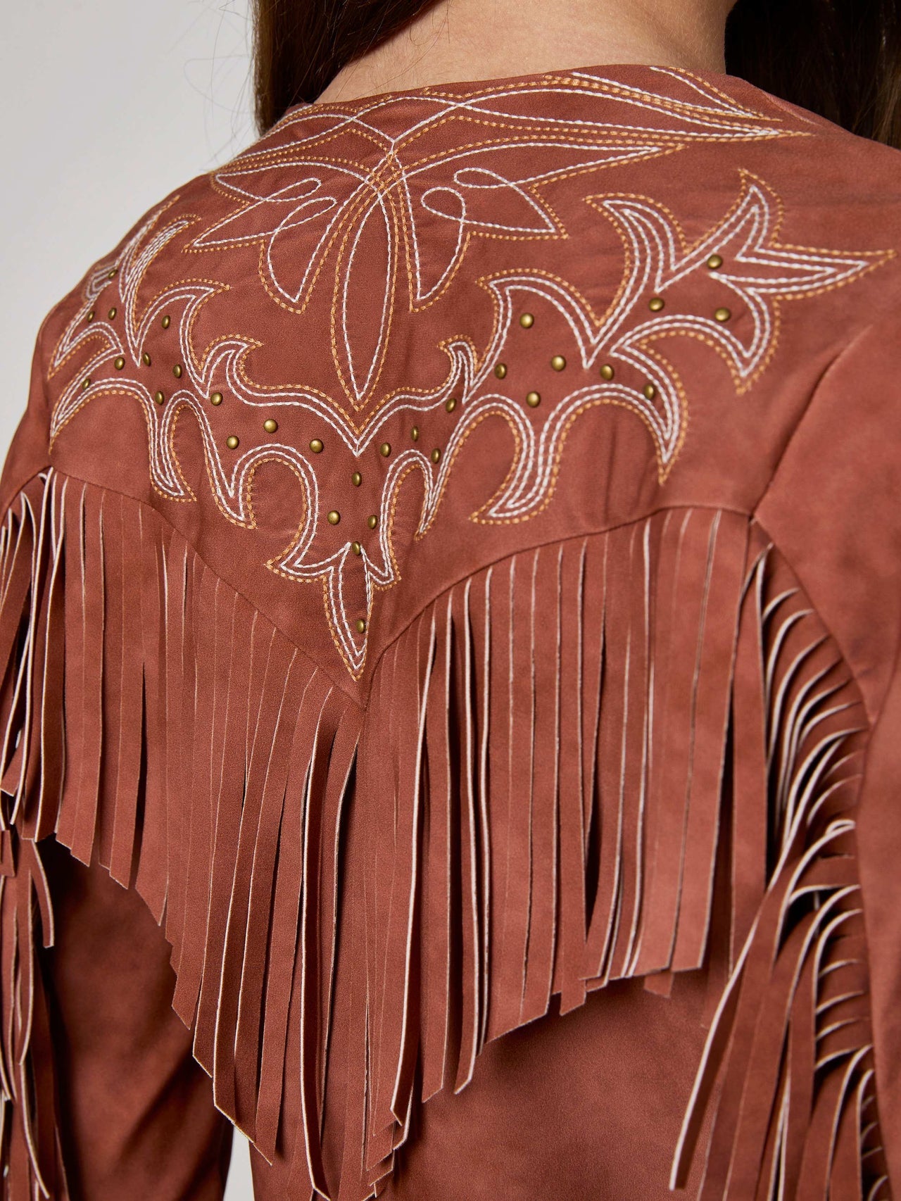 Adeline Cardigan Cover-Up in Bronze | L'AGENCE online
