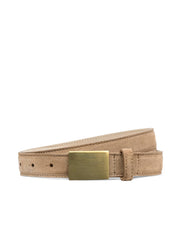 Amis Suede Belt in Cappuccino | L'AGENCE sale