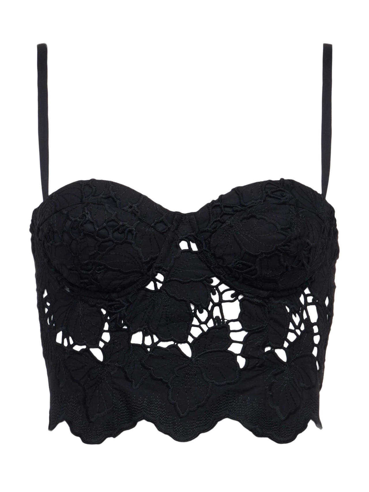 Sonya Lace Bustier in Black | L'AGENCE near me