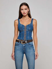 Nayeli Corset Top in Redford | L'AGENCE US