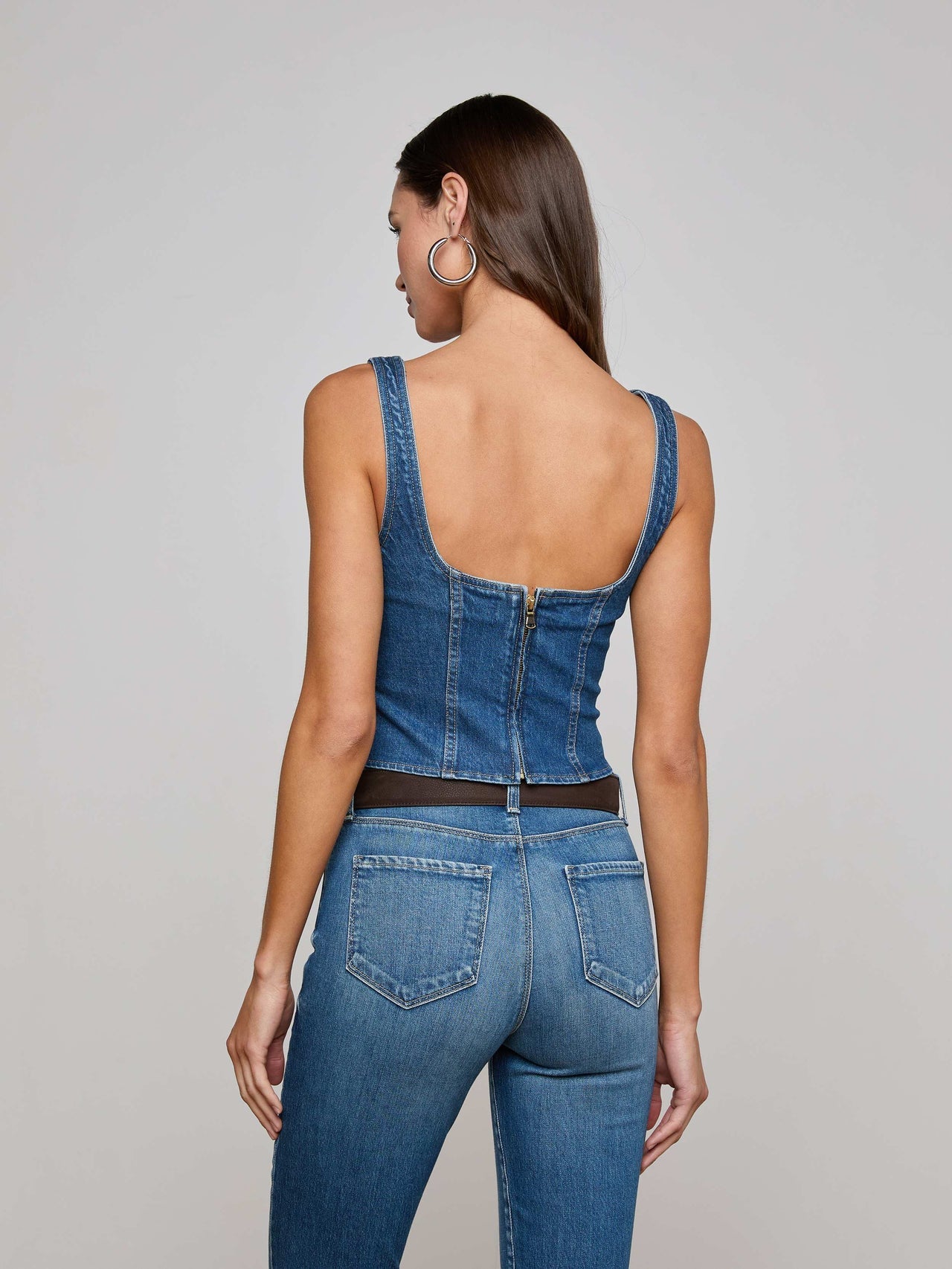 Nayeli Corset Top in Redford | L'AGENCE US