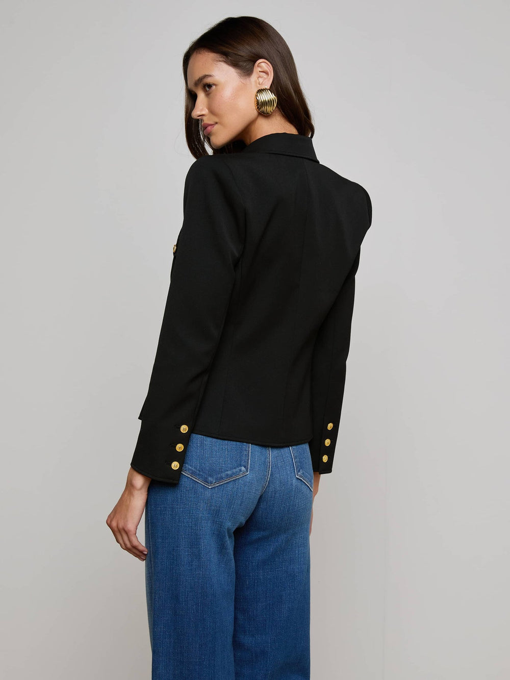 Wylla Blazer in Black | L'AGENCE US