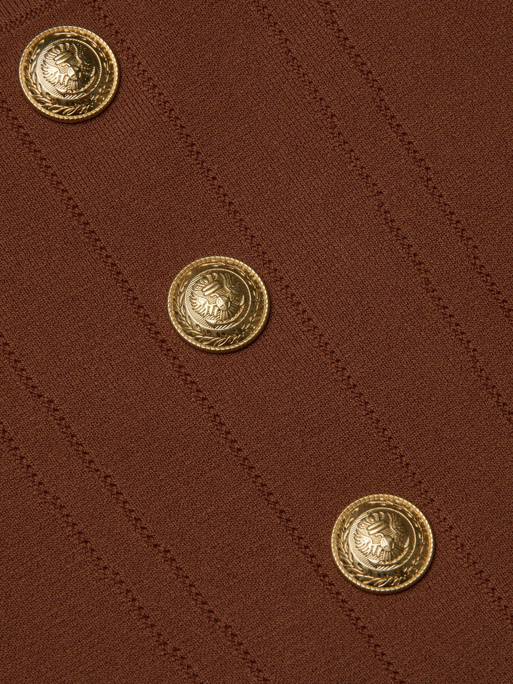 Saga Top in Sepia Brown/Gold | L'AGENCE US