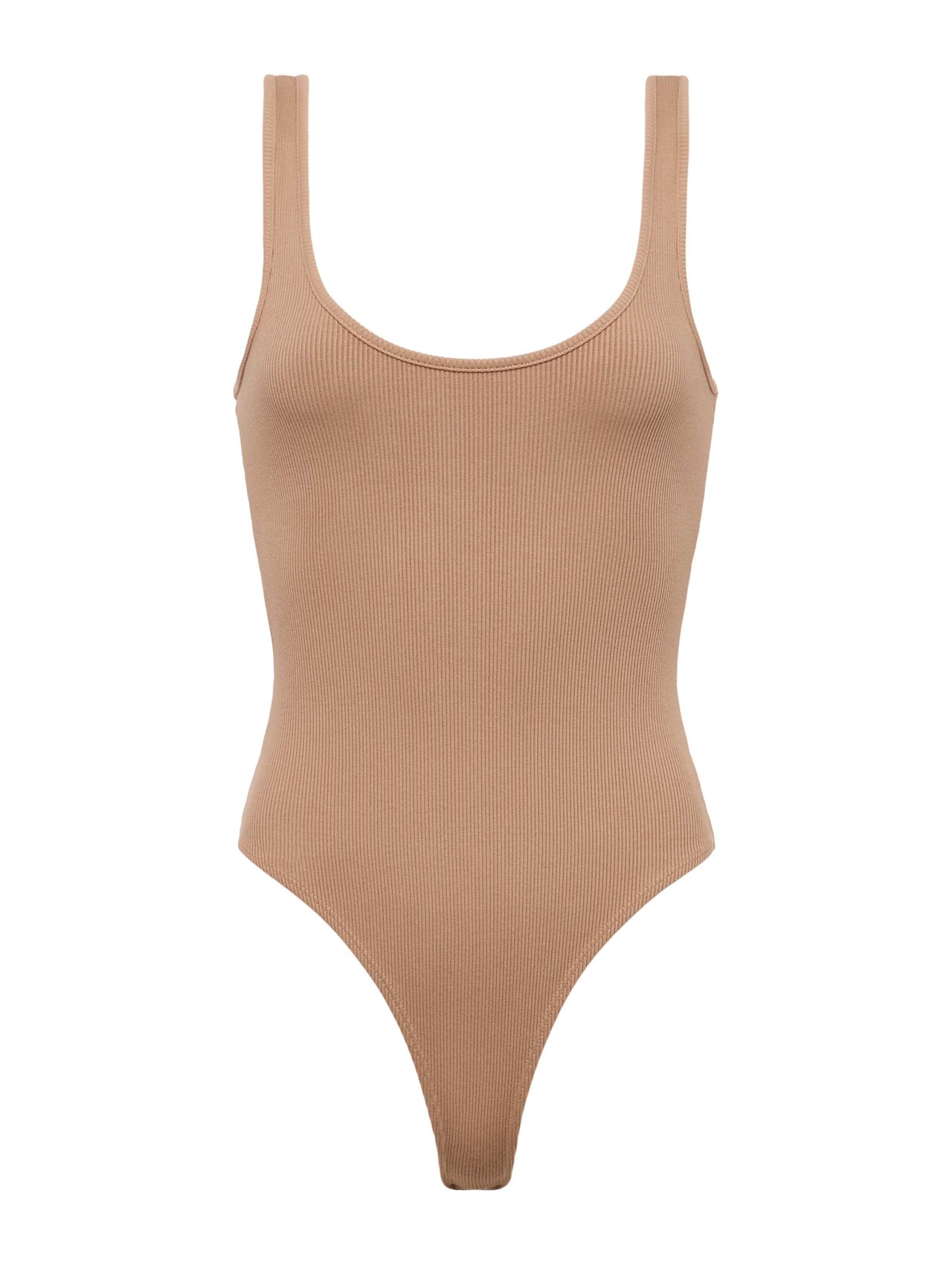 Nica Scoopneck Bodysuit in Ginger Snap | L'AGENCE Women