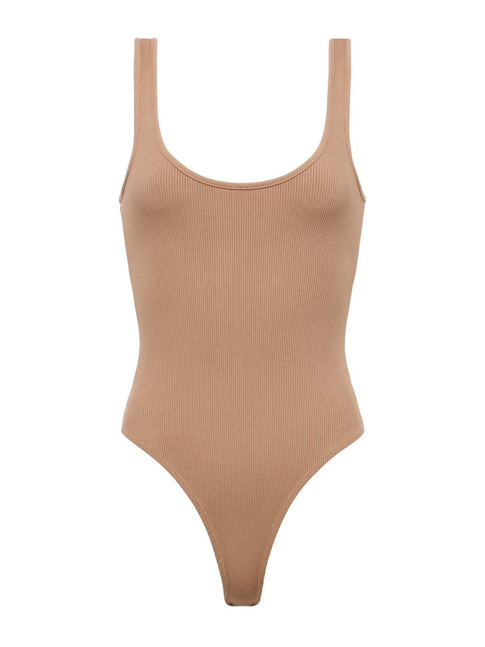Nica Scoopneck Bodysuit in Ginger Snap | L'AGENCE Women