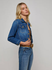 Koda Cropped Jean Jacket in Kaplan | L'AGENCE near me