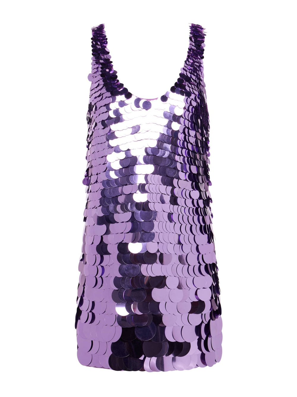 Andie Paillette Mini Dress in Purple Sequin | L'AGENCE Women