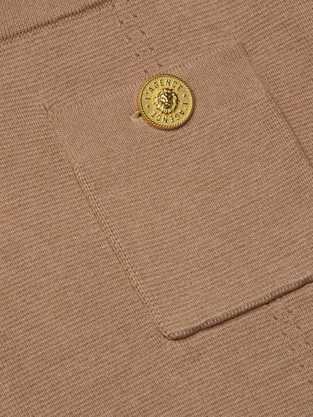 Lottie Knit Short in Dark Cappuccino/Gold | L'AGENCE Women
