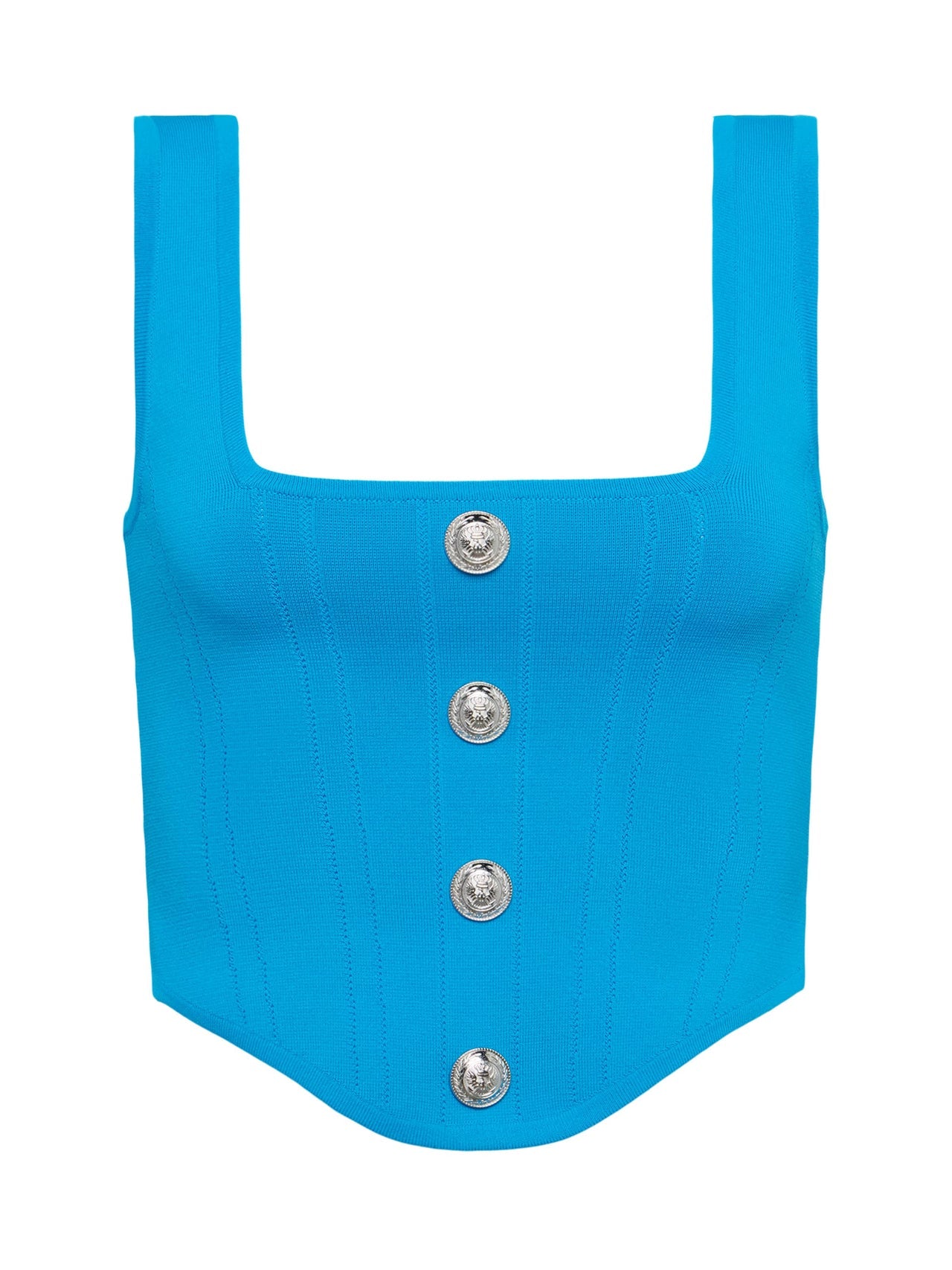 Saga Top in Dresden Blue/Nickel | L'AGENCE for sale