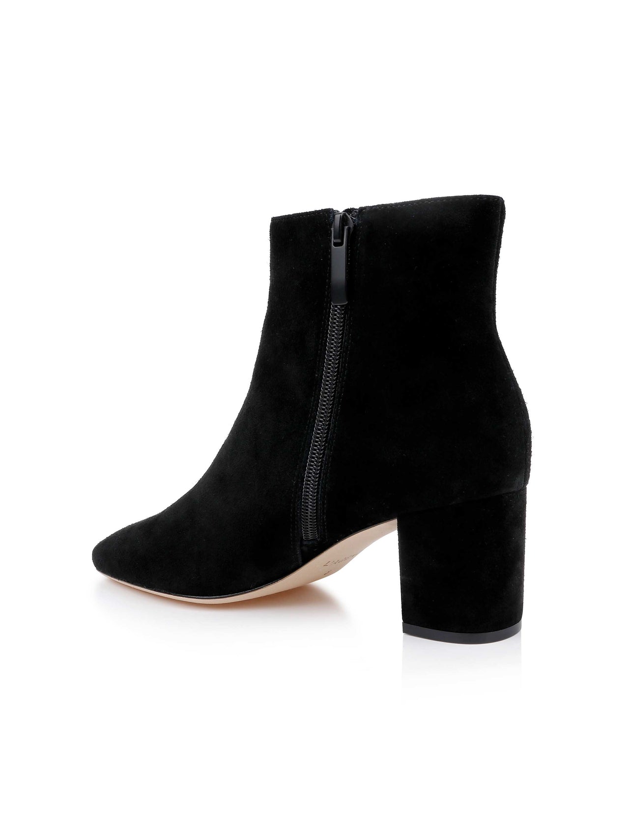 Melanie Suede Bootie in Black Suede | L'AGENCE Women