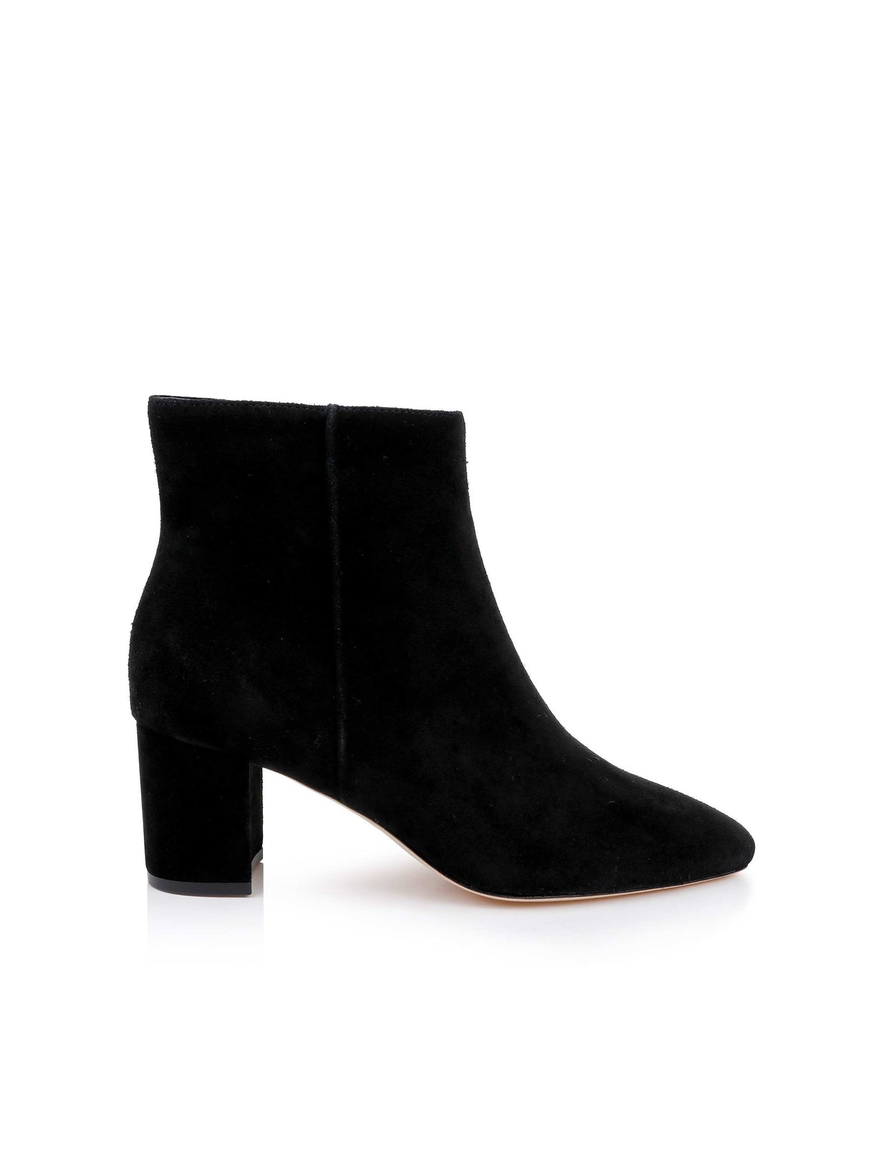 Melanie Suede Bootie in Black Suede | L'AGENCE Women