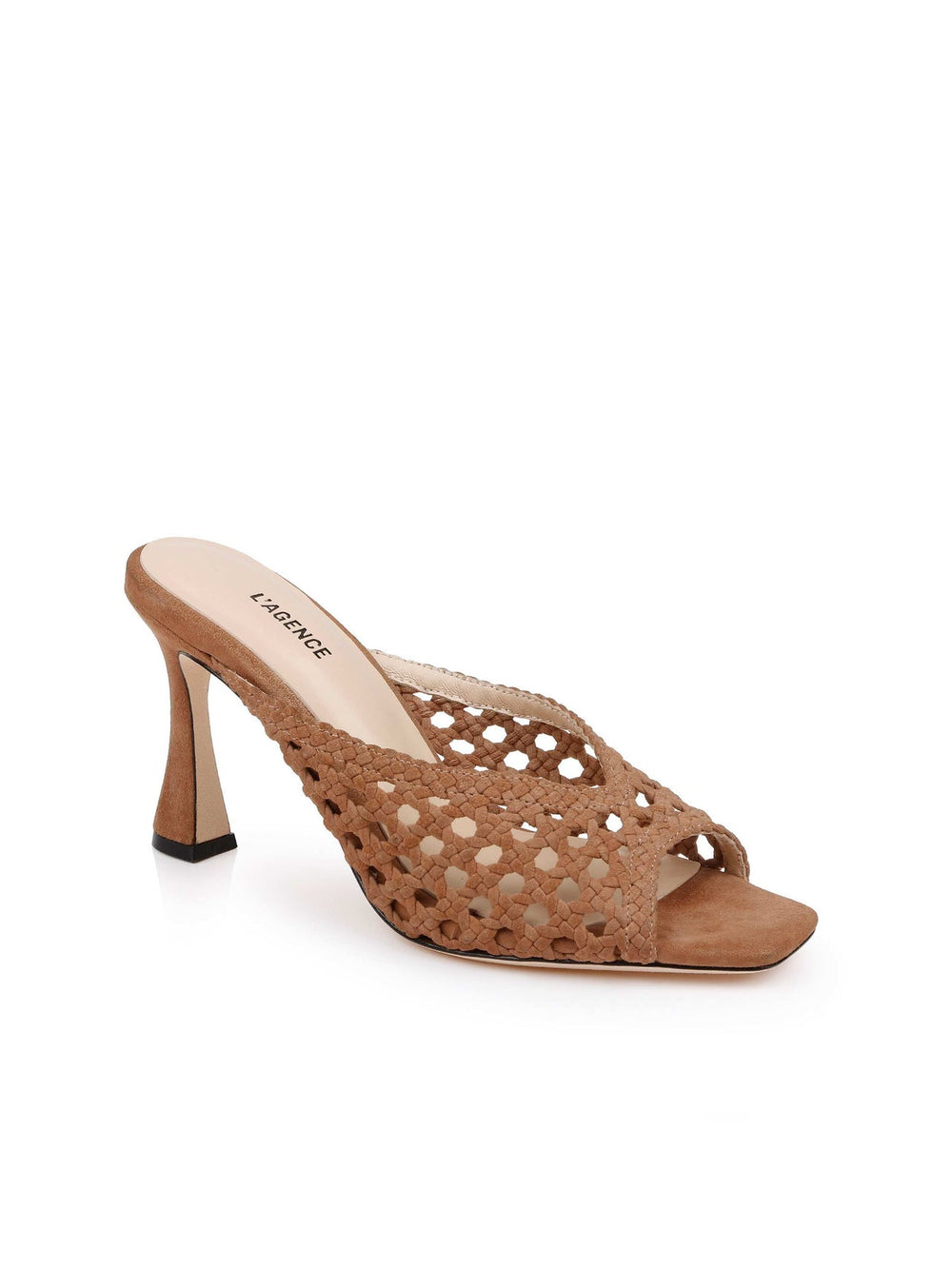 Jacques Suede Mule in Sand Suede | L'AGENCE US
