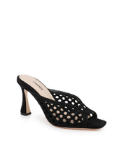 Jacques Suede Mule in Black Suede | L'AGENCE near me