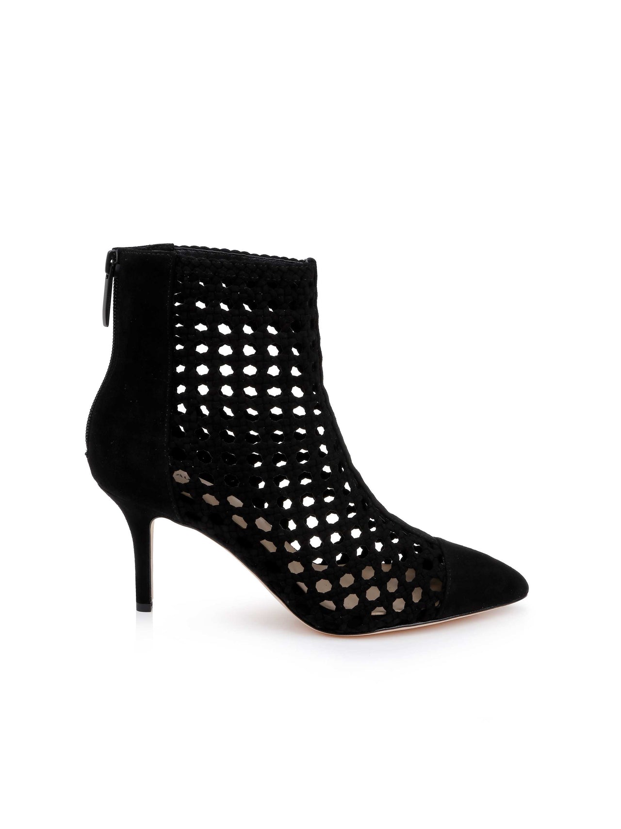 Josefine Suede Bootie in Black Suede | L'AGENCE online