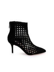 Josefine Suede Bootie in Black Suede | L'AGENCE online