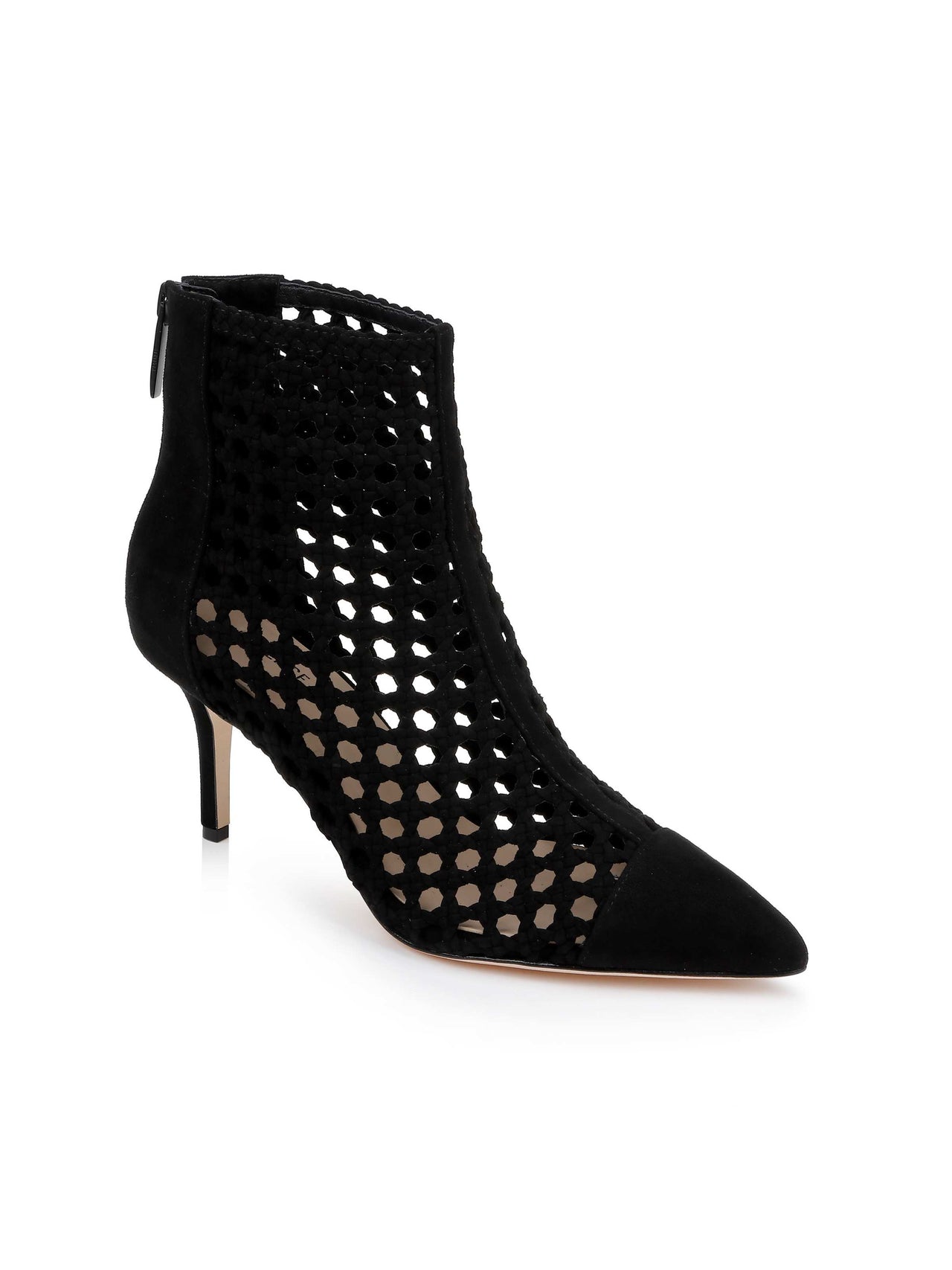 Josefine Suede Bootie in Black Suede | L'AGENCE online
