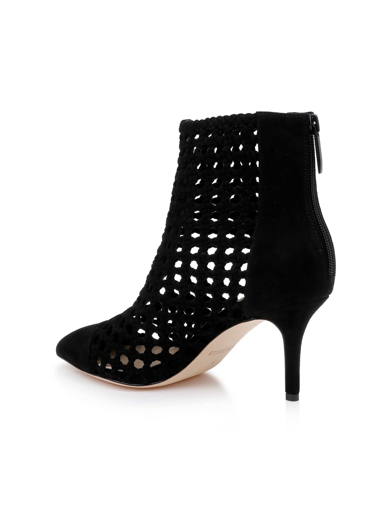 Josefine Suede Bootie in Black Suede | L'AGENCE online