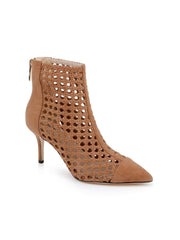 Josefine Suede Bootie in Sand Suede | L'AGENCE for sale