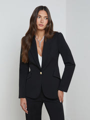 Chamberlain Blazer in Black/Gold | L'AGENCE online