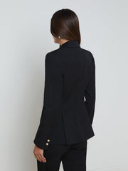 Chamberlain Blazer in Black/Gold | L'AGENCE online