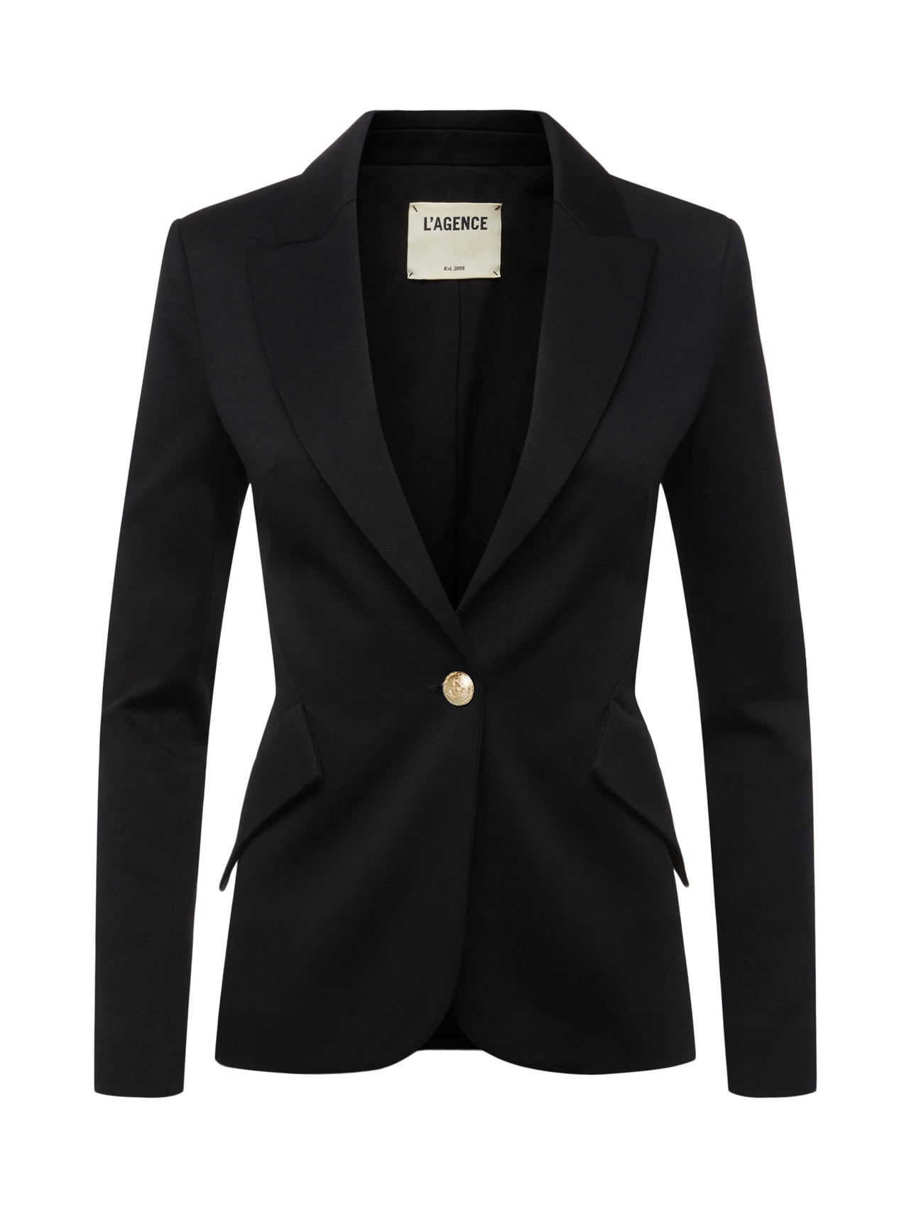 Chamberlain Blazer in Black/Gold | L'AGENCE online