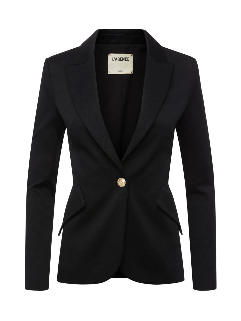 Chamberlain Blazer in Black/Gold | L'AGENCE online