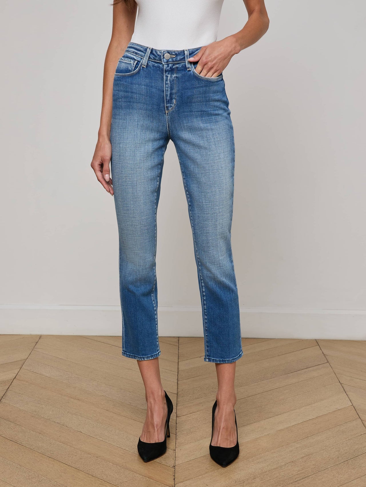 Celestia Slim-Leg Jean in Hayward | L'AGENCE online