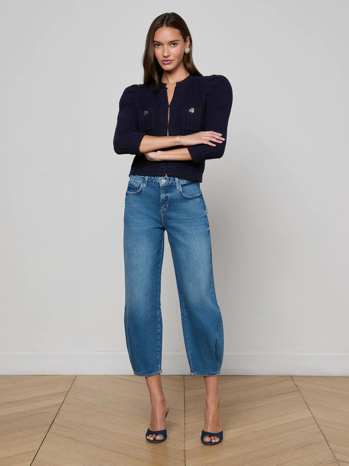 Krista Tapered Jean in Paladino | L'AGENCE Women