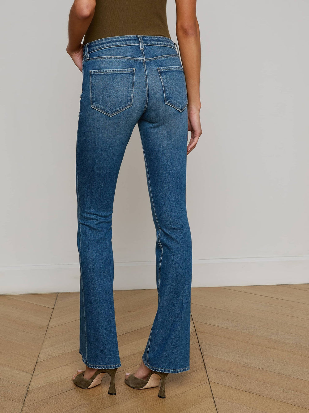Cara Low-Rise Bootcut Jean in Bari | L'AGENCE sale