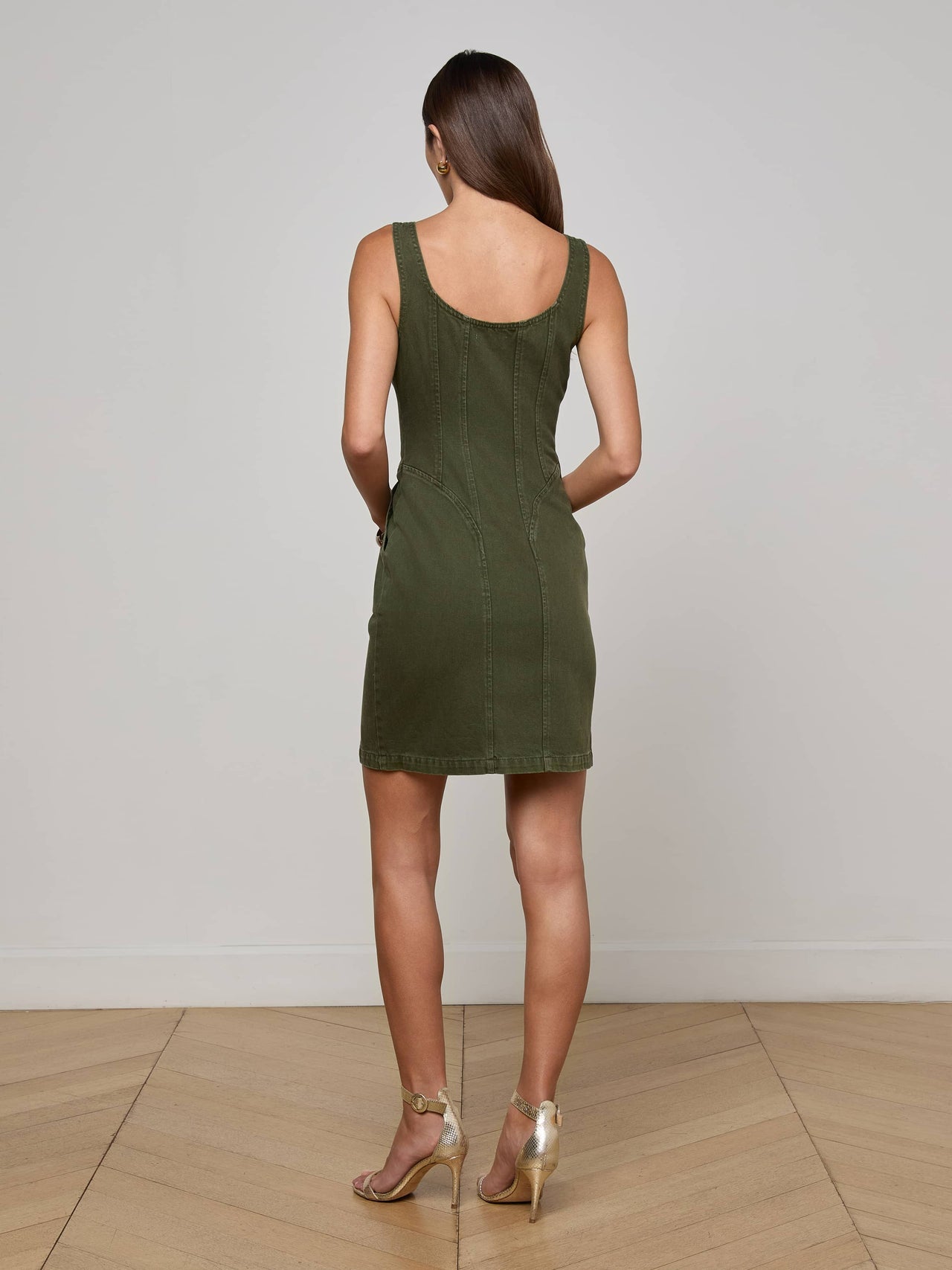 Jaxyn Dress in Picholine | L'AGENCE online