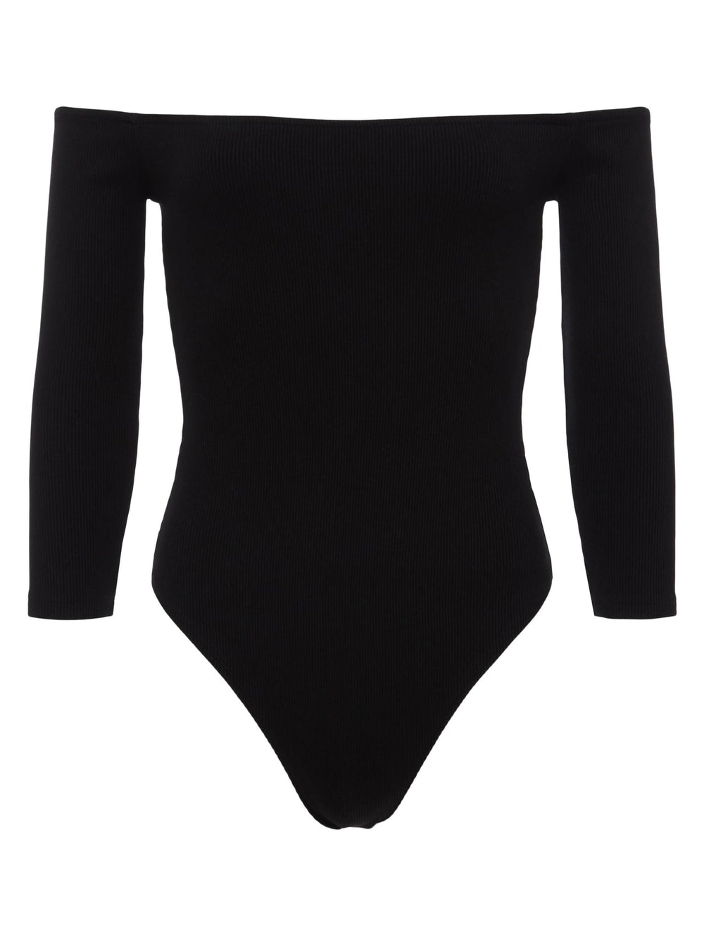 Evelyn Off-The-Shoulder Bodysuit in Black | L'AGENCE online