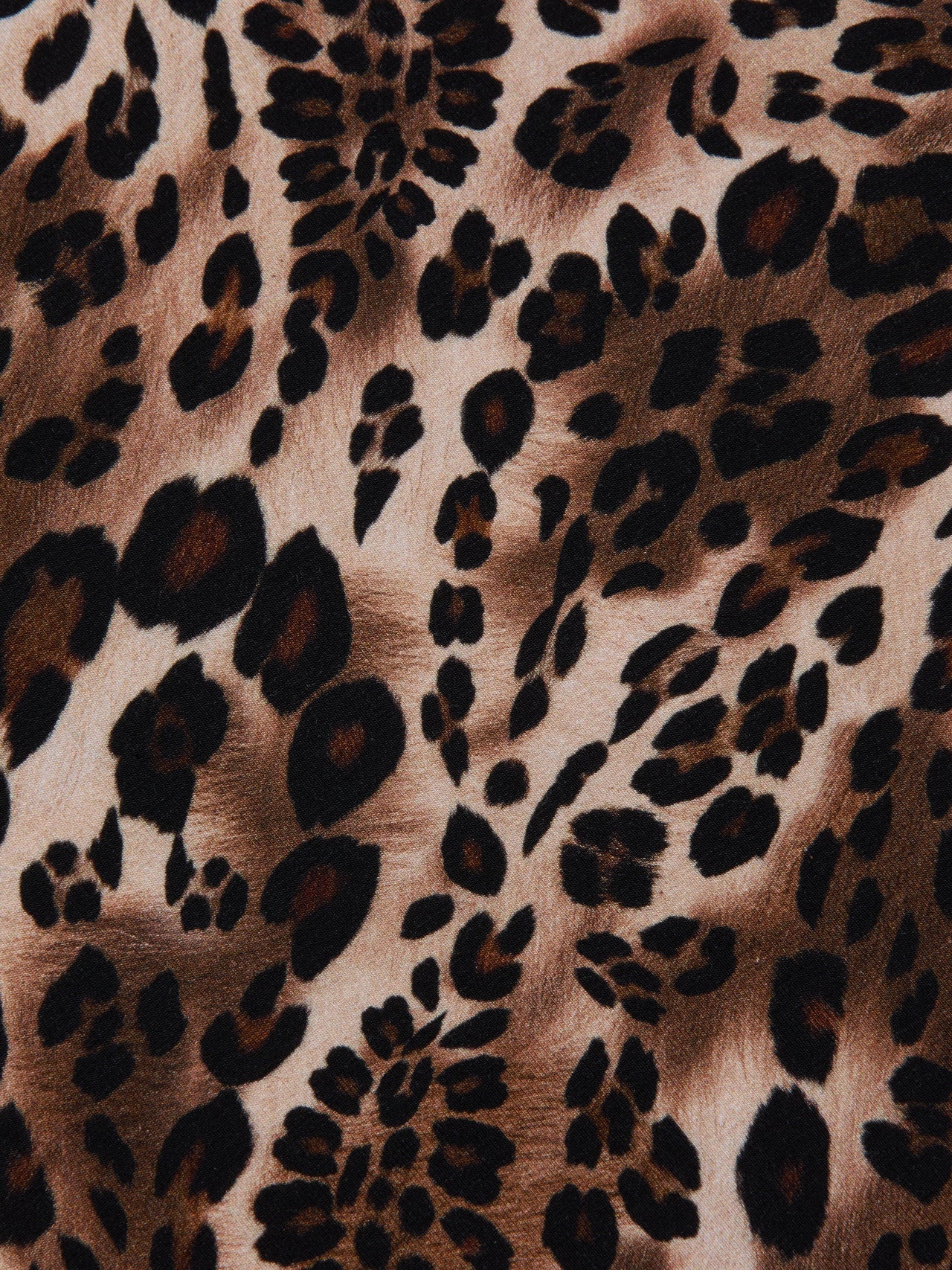 Ceci Sleeveless Turtleneck in Cinnamon Swirl Paisley Leopard | L'AGENCE online