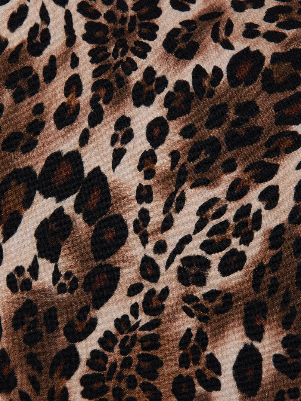 Ceci Sleeveless Turtleneck in Cinnamon Swirl Paisley Leopard | L'AGENCE online