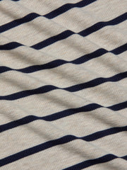 Nura Midi Tank Dress in Oat/Navy Stripe | L'AGENCE sale