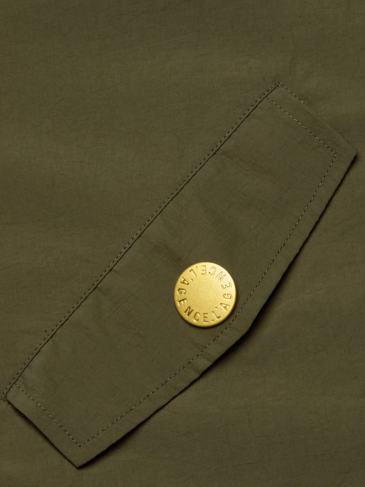 Geovana Hooded Windbreaker in Pine | L'AGENCE sale