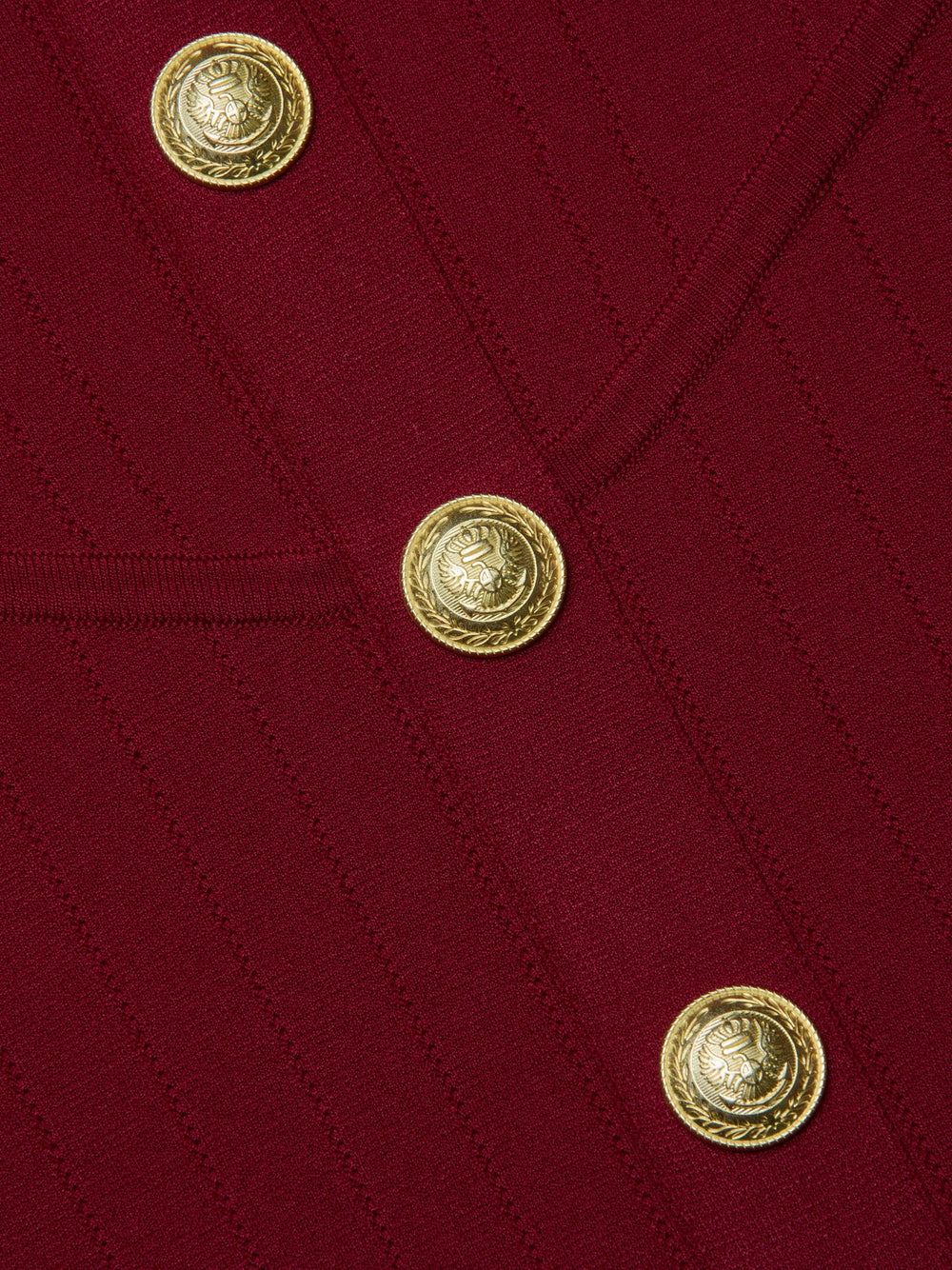 Soleil Knit Dress in Black Cherry/Gold | L'AGENCE sale