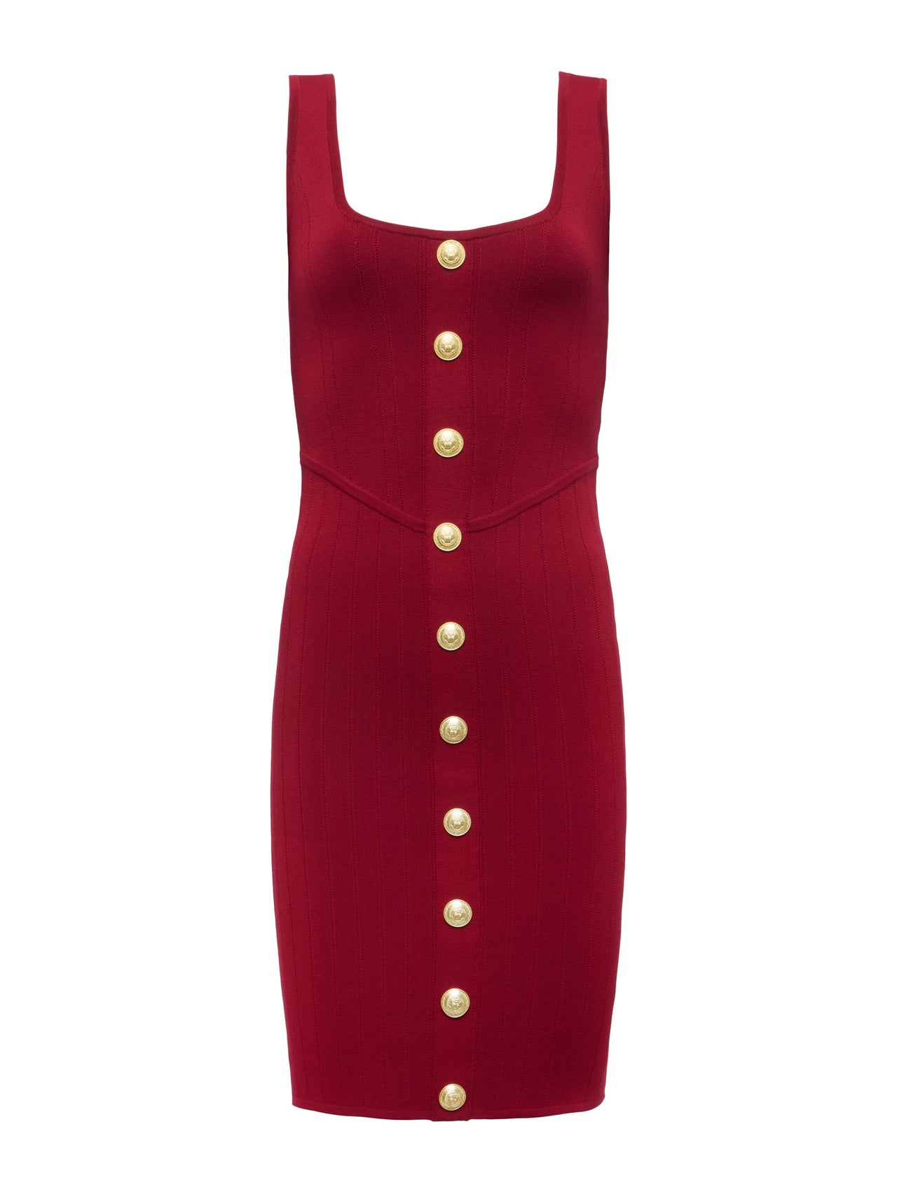 Soleil Knit Dress in Black Cherry/Gold | L'AGENCE sale