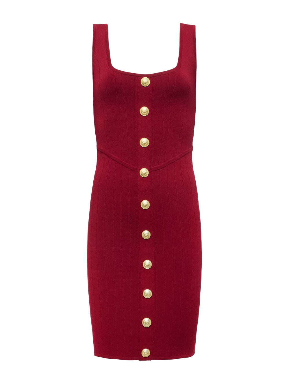 Soleil Knit Dress in Black Cherry/Gold | L'AGENCE sale