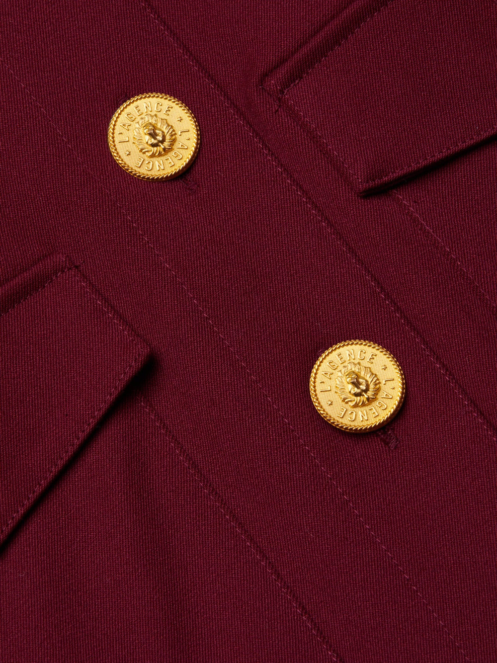 Kumi Cropped Jacket in Black Cherry | L'AGENCE US