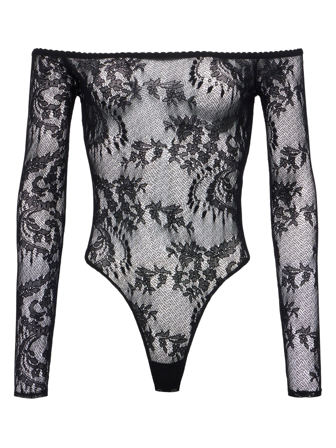 Peonie Lace Bodysuit in Black | L'AGENCE near me