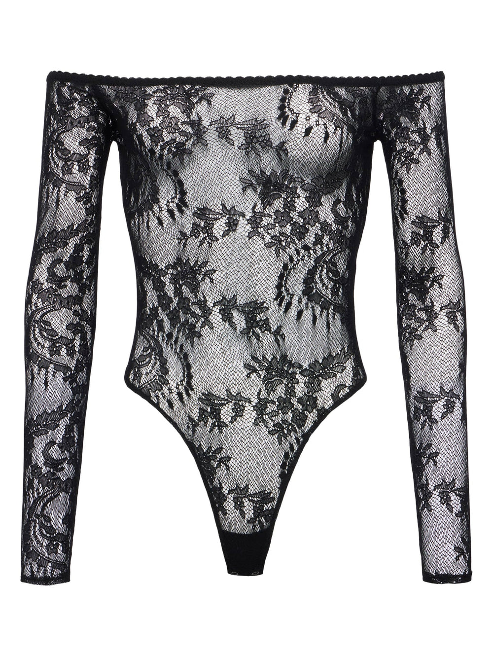 Peonie Lace Bodysuit in Black | L'AGENCE near me