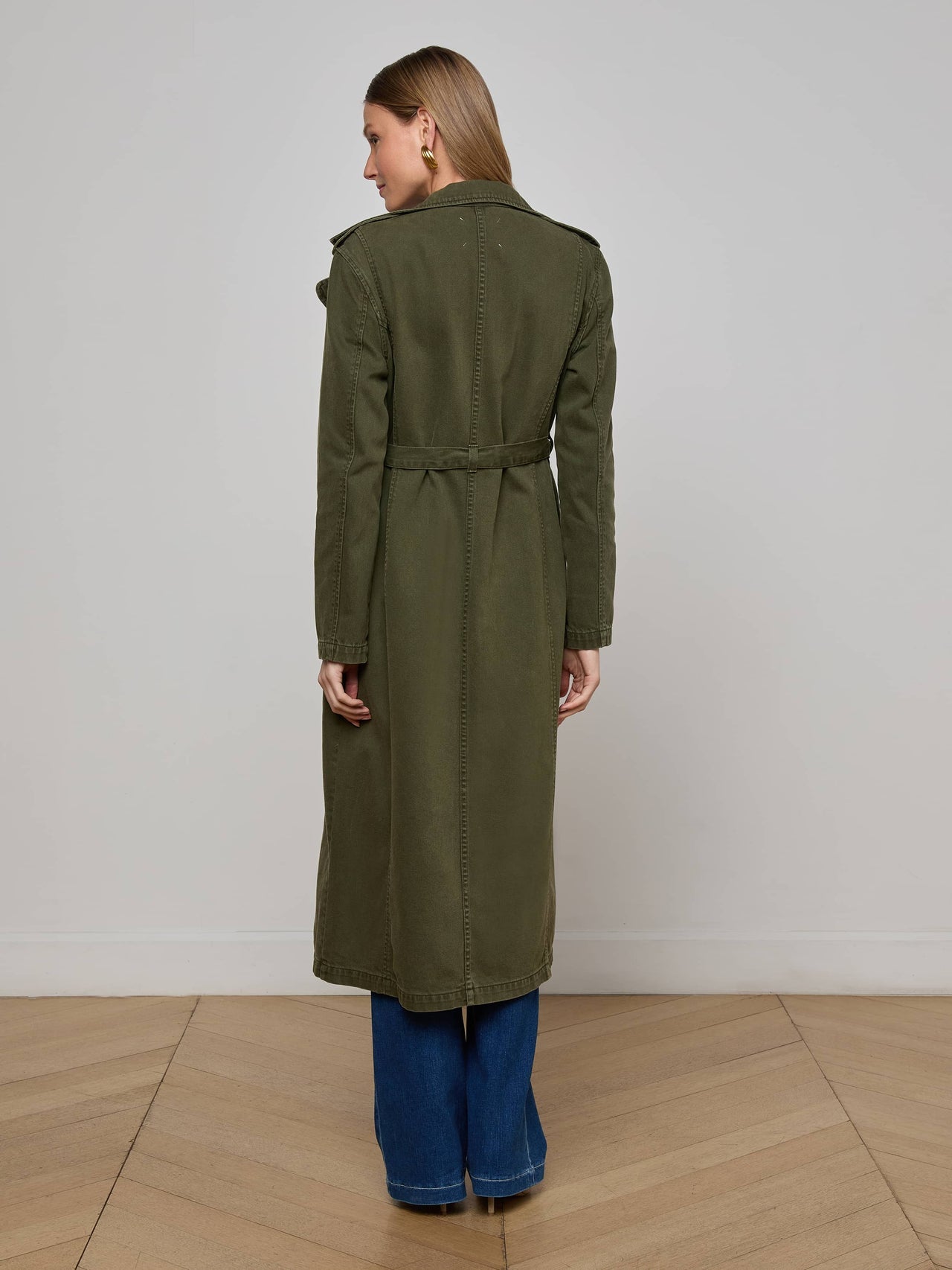 Zavia Jean Trench Coat in Picholine | L'AGENCE discount